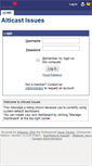 Mobile Screenshot of issues.alticast.com