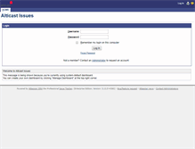 Tablet Screenshot of issues.alticast.com